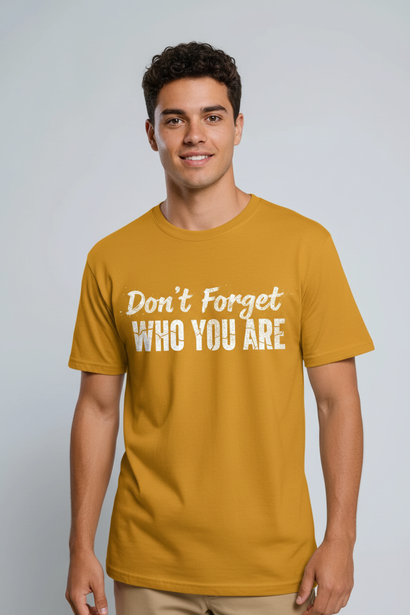 Mustard White Text